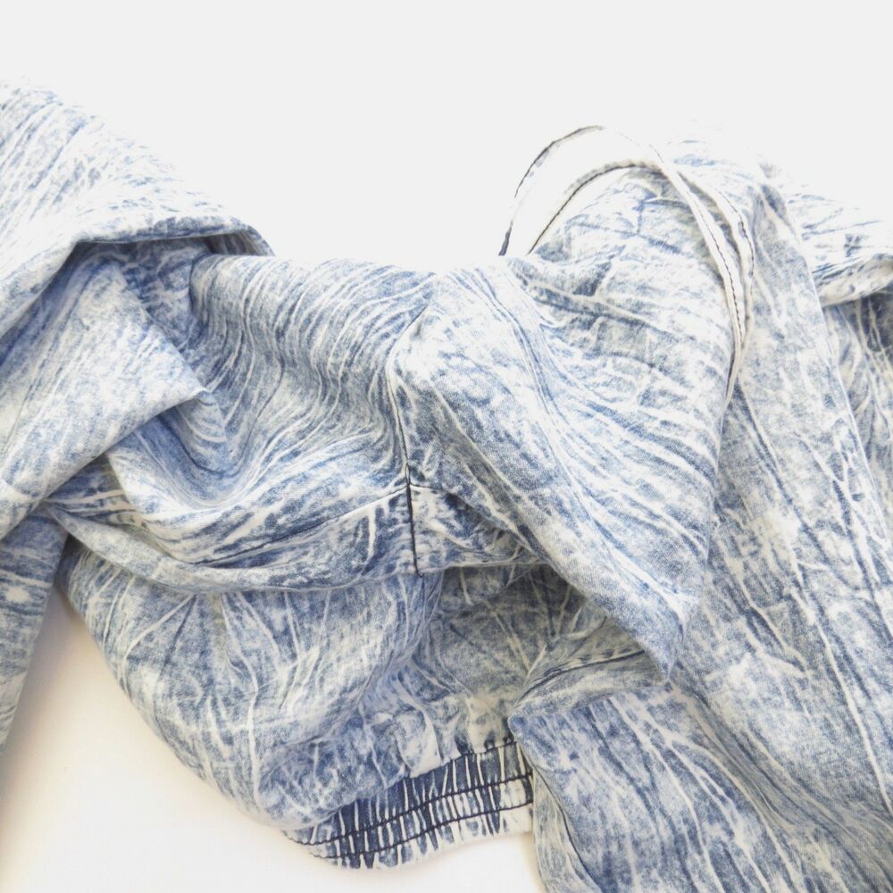 Crave Fame Acid Wash 90's inspired Joggers 100% Cotton  Blue XL EUC - Picture 6 of 8